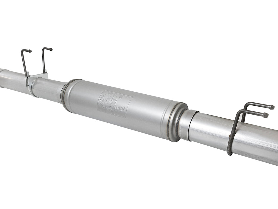 aFe ATLAS 5 IN Aluminized Steel Downpipe-Back Exhaust System w/ Muffler PN# 49-03093