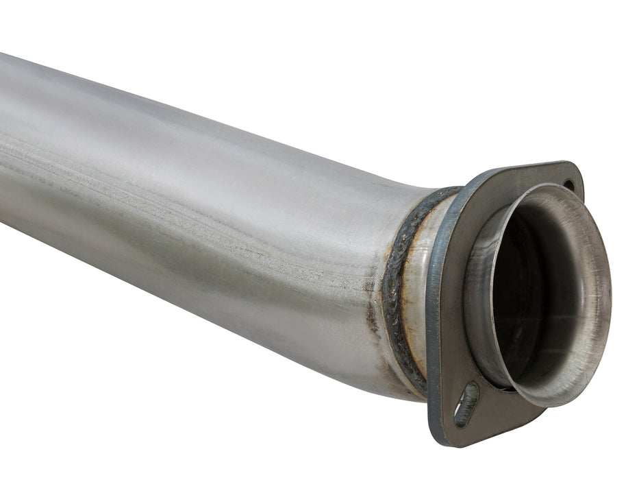 aFe ATLAS 5 IN Aluminized Steel Downpipe-Back Exhaust System w/ Muffler PN# 49-03093