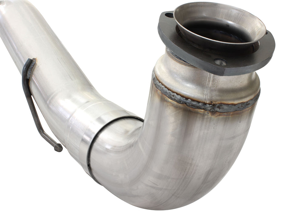 aFe ATLAS 5 IN Aluminized Steel Downpipe-Back Exhaust System w/o Muffler PN# 49-04054NM