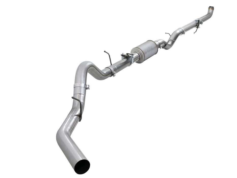 aFe ATLAS 4 IN Aluminized Steel Downpipe-Back Exhaust System w/ Muffler PN# 49-04059-1