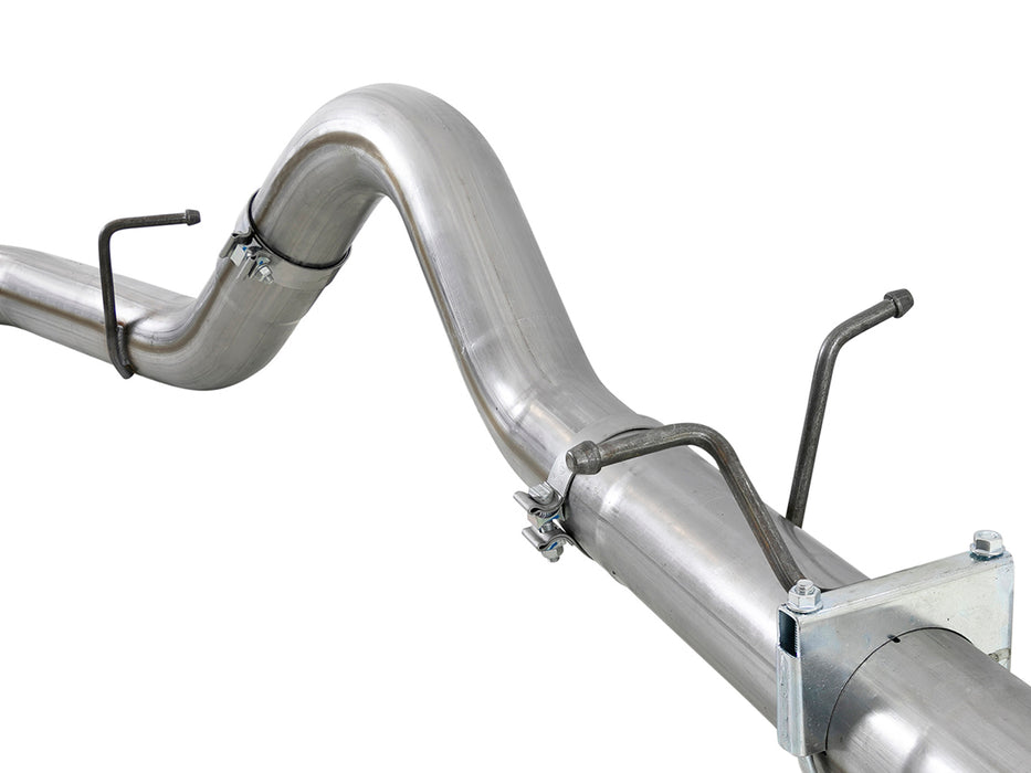 aFe ATLAS 4 IN Aluminized Steel Downpipe-Back Exhaust System w/ Muffler PN# 49-04059-1