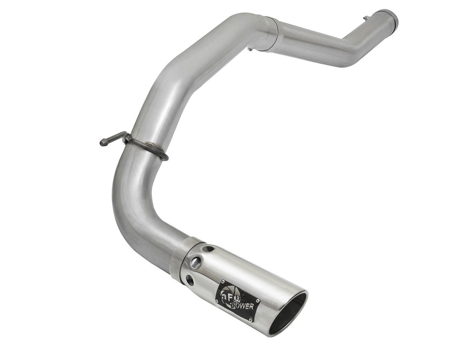 aFe ATLAS 4 IN Aluminized Steel DPF-Back Exhaust System w/ Polished Tip PN# 49-06113-P