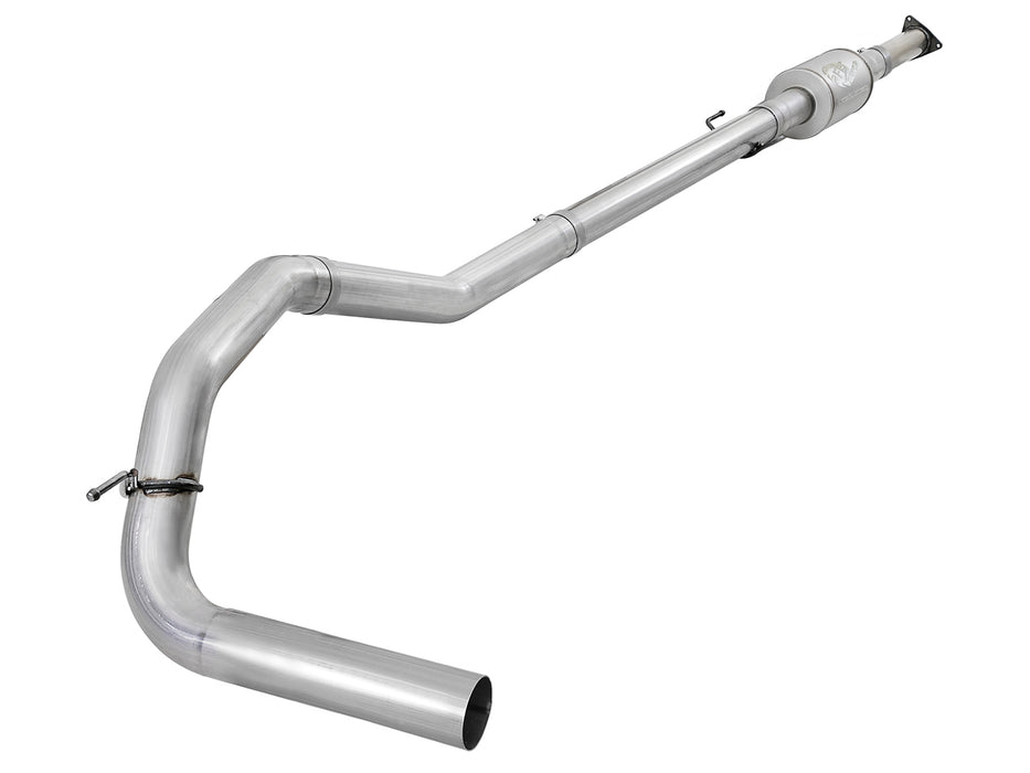 aFe ATLAS 4 IN Aluminized Steel Downpipe-Back Exhaust System w/ Muffler PN# 49-06127