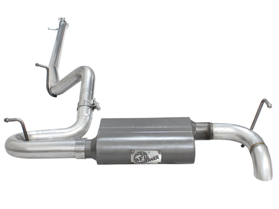 aFe Scorpion 2-1/2 IN Aluminized Steel Cat-Back Hi-Tuck Exhaust System PN# 49-08042-1