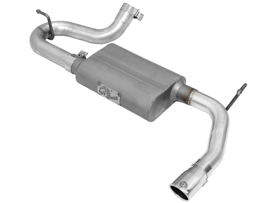 aFe Scorpion 2-1/2 IN Aluminized Steel Axle-Back Exhaust System w/ Polished Tip PN# 49-08047-P