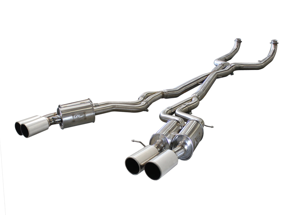 aFe MACH Force-Xp 3 IN 304 Stainless Steel Cat-Back Exhaust System w/Polished Tip PN# 49-36317-P