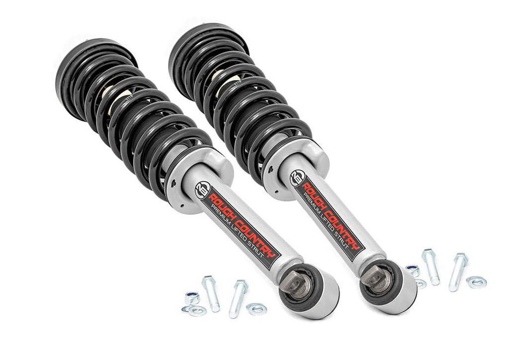 Ford 4.0 Inch Lifted N3 Struts Loaded 14-20 F-150 4WD Rough Country #501051