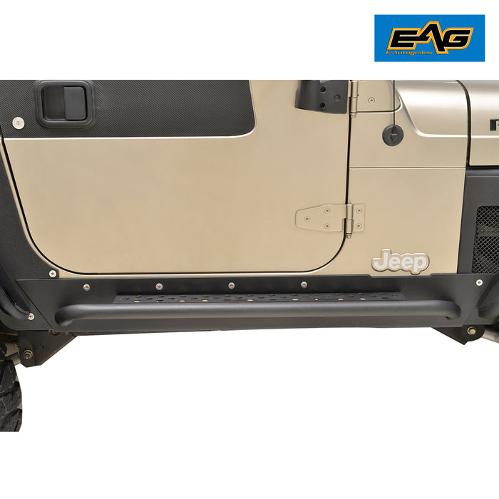 EAG Rock Guard with Step Off Road Fit for 97-06 Wrangler TJ PN# JTJRG004