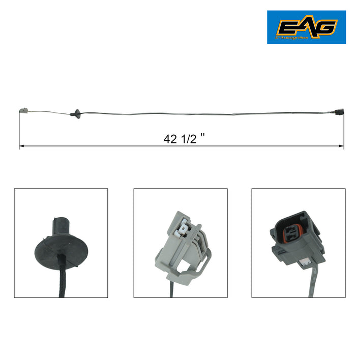 EAG Third Brake Light Mounting Bracket and Extension Wire Harness Compatible with 07-18 Wrangler JK PN# JJKLB002