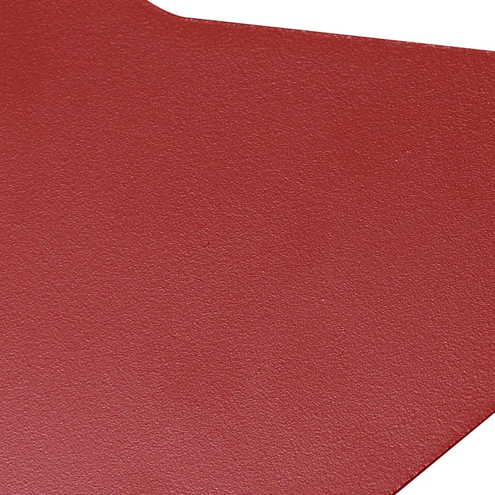 EAG Front Inner Fender Liners Kit Sheet Metal Red 4PCS with Logo Cut Fit for 07-18 Wrangler JK PN# JJKFF028