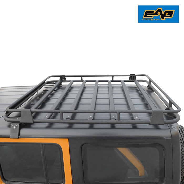 EAG Steel Roof Mounted Cargo Basket Rack Fits for 2018-2022 Wrangler JL PN# JJLML008