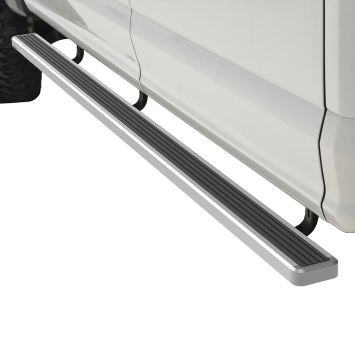 EAG Aluminum Running Board 80"x4" with Mounting Bracket Fit for 05-09 Nissan Frontier King Crew Cab / Pathfinder PN# 52-1480+05NPRB00