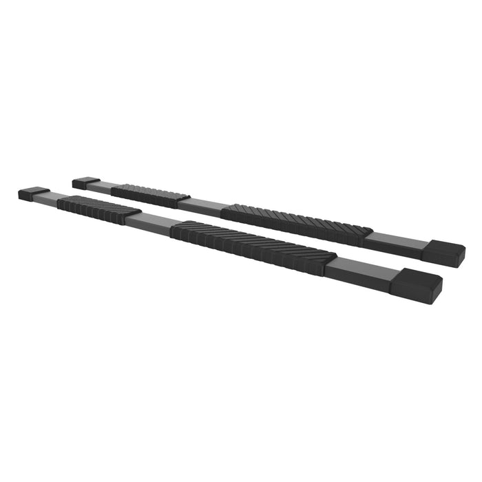 EAG Black Aluminum Running Board 80 Inch x5 Inch with Mounting Bracket Fit for 07-17 Toyota Tundra Double Cab PN# 52-4010+52-2580B