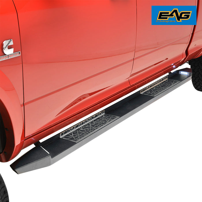 EAG LED Running Board 86"x6" with Mounting Bracket Fit for 05-15 Tacoma Double Cab PN# 52-4020+52-6686