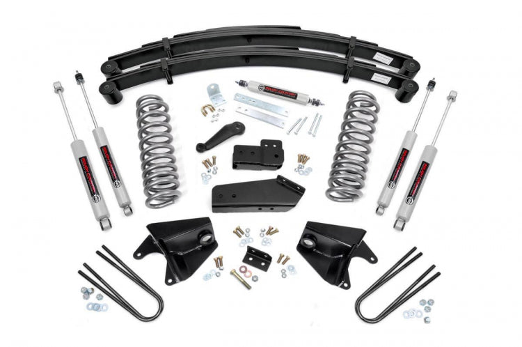 4 Inch Suspension Lift System 80-96 4WD Ford Bronco Rough Country #520B30
