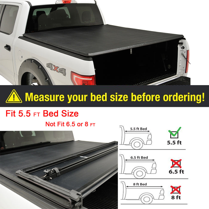 Paramount 04-17 Ford F-150/14-17 Toyota Tundra 5 1/2' Bed Tri-fold To PN# 53-3202