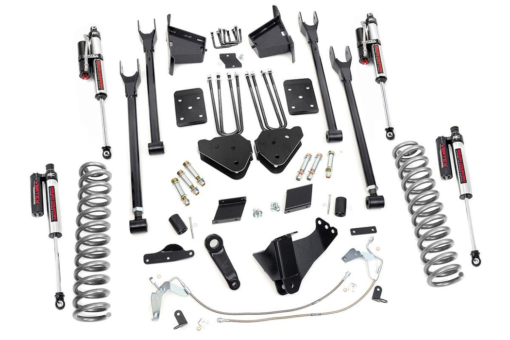 6 Inch Ford 4-Link Suspension Lift Kit Vertex 11-14 F-250 4WD No Overloads Rough Country #53250