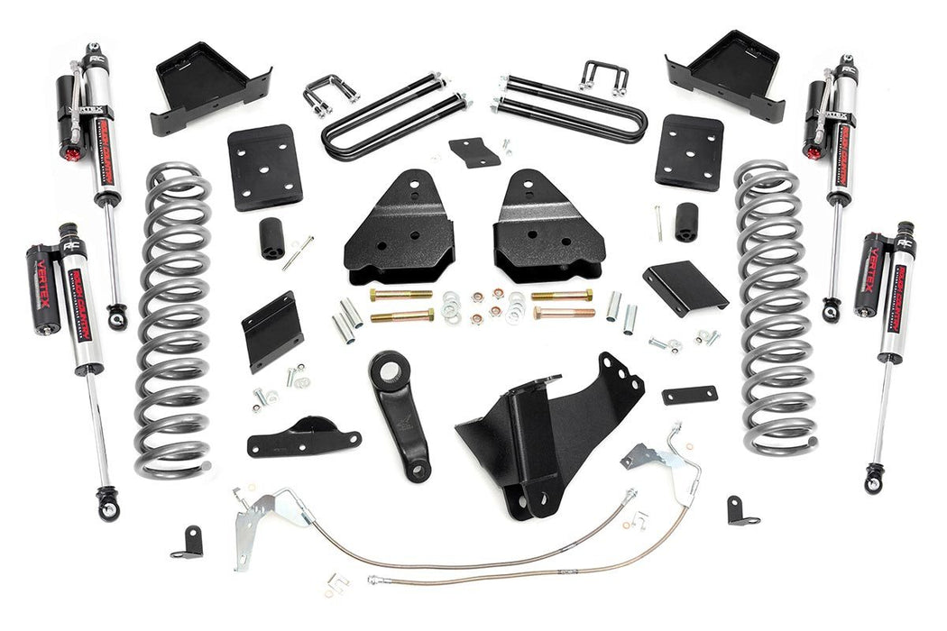 6 Inch Suspension Lift Kit Vertex 11-14 F-250 4WD Gas No Overloads Rough Country #53350