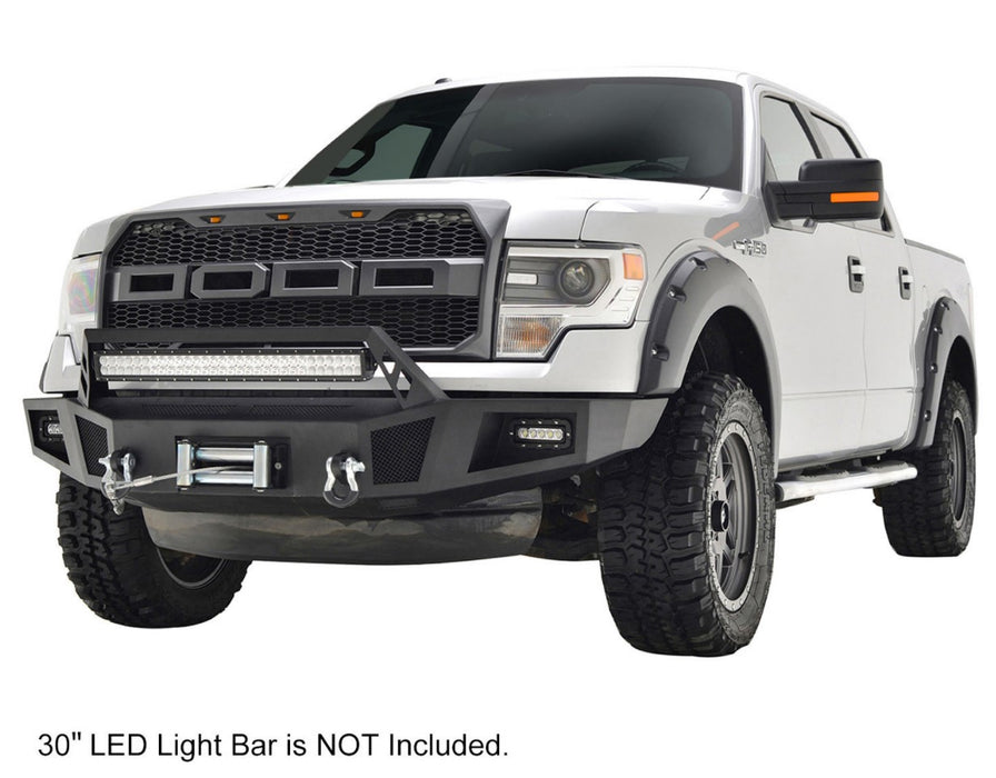 Paramount 09-14 Ford F-150 Heavy Duty Front Bumper with LED Lights PN# 57-0124