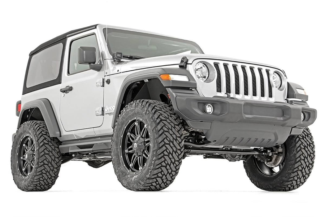3.5 Inch Jeep Suspension Lift Kit Preminum N3 Stage 2 Coils & Adj. Control Arms 18-20 Wrangler JL-2 Door Rough Country #62830