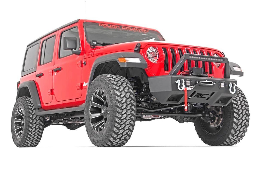 3.5 Inch Jeep Suspension Lift Kit Premium N3 Stage 2 Coils & Adj. Control Arms 18-20 Wrangler JL Rough Country #65531