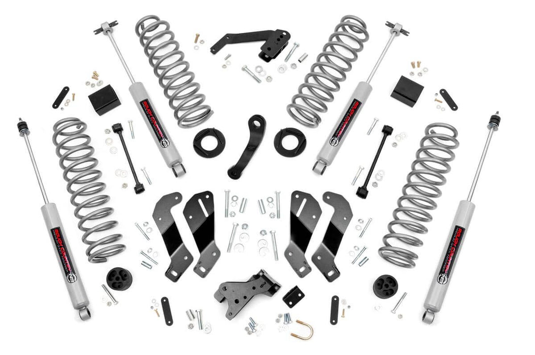 3.5 Inch Jeep Suspension Lift Kit Control Arm Drop 07-18 Wrangler JK Unlimited Rough Country #69430