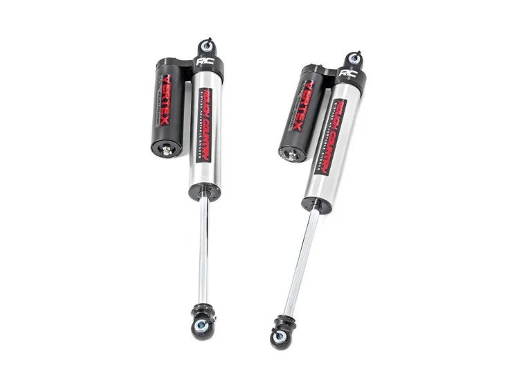 Ford Rear Adjustable Vertex Shocks 15-20 F-150 4WD for 0-3.5 Inch Lifts Rough Country #699012