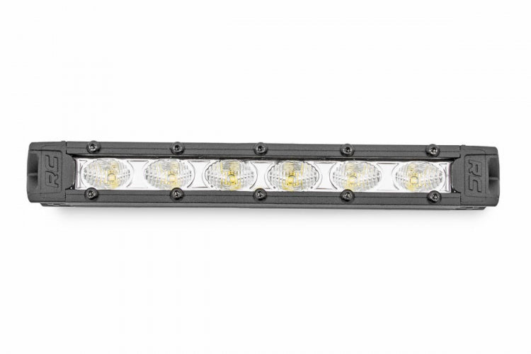 6 Inch Slimline CREE LED Light Bars Pair Chrome Series Rough Country #70406