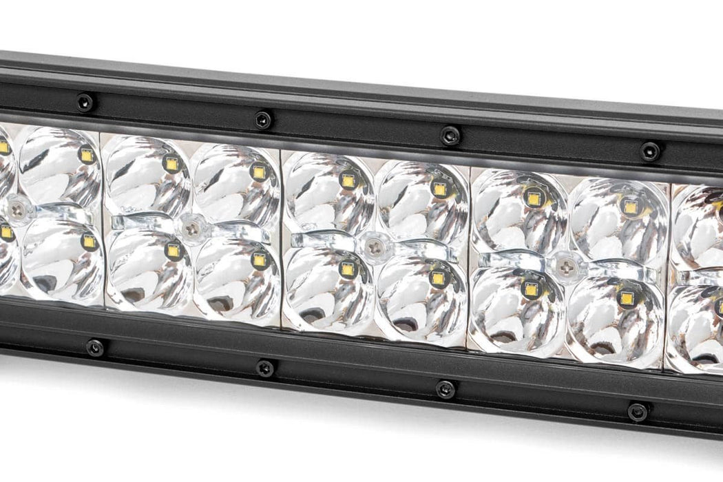 50 Inch Curved CREE LED Light Bar Dual Row Chrome Series w/Cool White DRL Rough Country #72950DRL