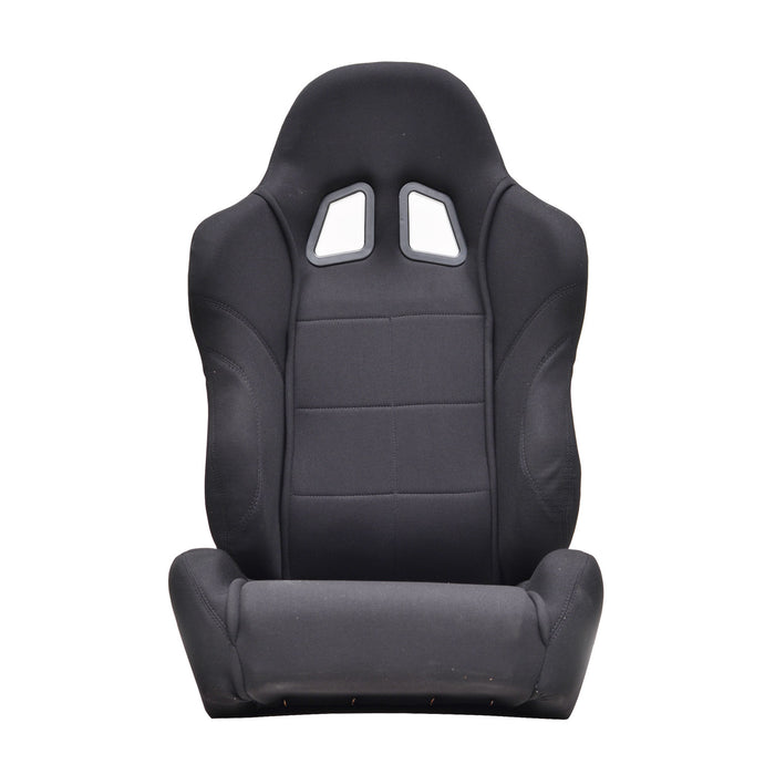 Paramount Universal Black Fully Reclinable Sports Style Racing Seat(R PN# 73-0018