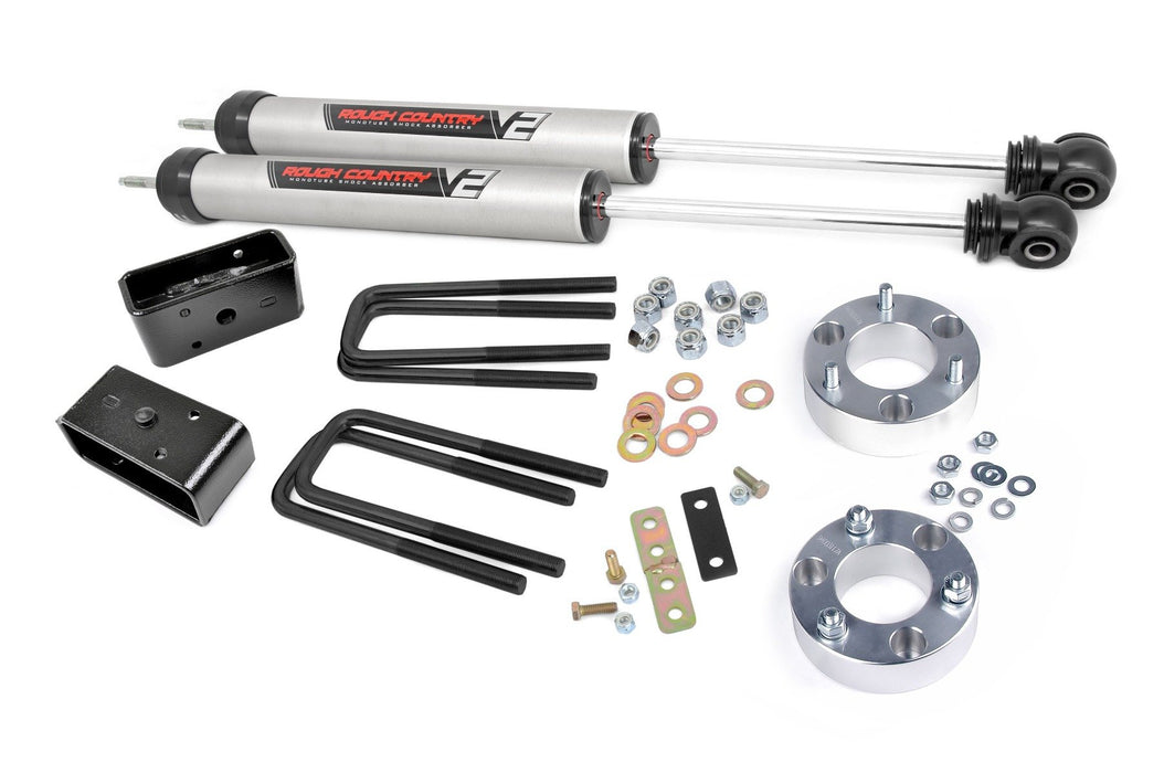Rough Country 2.5in Toyota Suspension Lift Kit w/V2Shocks PN# 75070