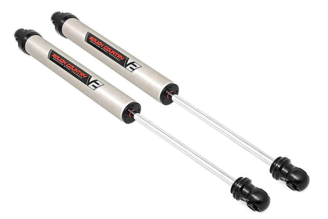 Chevy Avalanche 1500 02-06 V2 Rear Monotube Shocks Pair 2.5-4 Inch Rough Country #760738_B