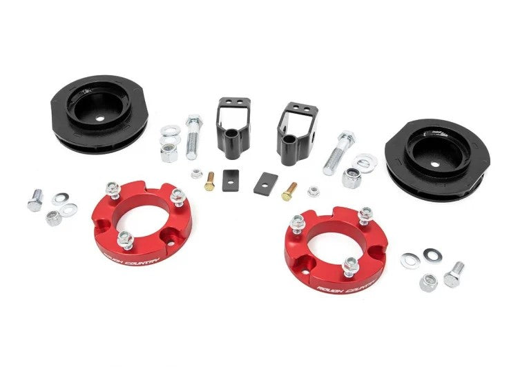 2 Inch Toyota Suspension Lift Kit Red 10-20 4Runner 4WD X-REAS Rough Country #767RED