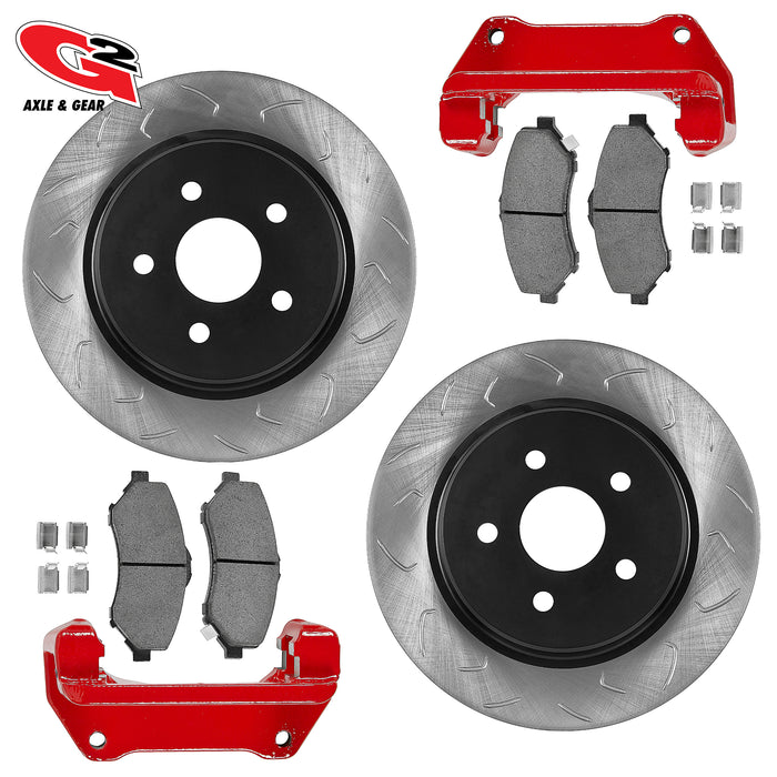 G2 Axle and Gear G2 Core Bbk - Front Oversized Rotors, Caliper Brackets, And Performance Brake Pads 79-2050-1