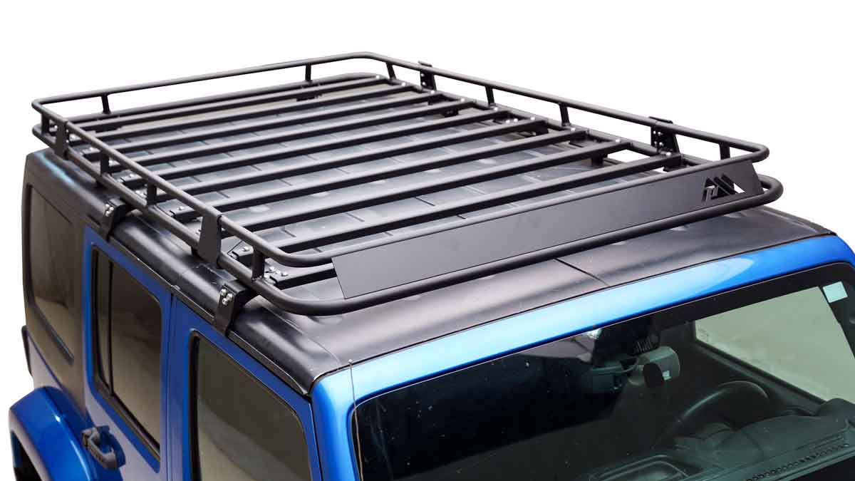 Paramount 07-18 Jeep Wrangler JK Full Length Roof Rack (4 Door) PN# 81-10800