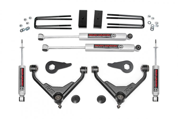 3 Inch Suspension Lift Kit 01-10 2500/ 3500 PU/SUV 2WD/4WD FT RPO Rough Country #8596N2