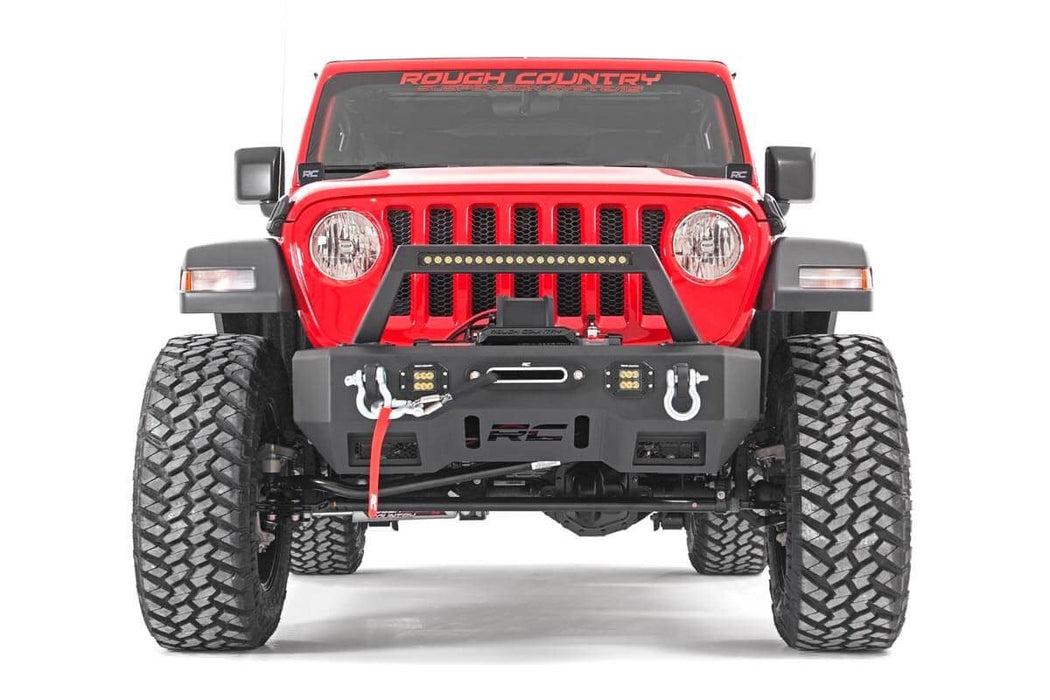 3.5 Inch Jeep Suspension Lift Kit Preminum N3 Shocks Stage 2 Coils & Adj. Control Arms 18-20 Wrangler JL Rubicon-2 Door Rough Country #90930