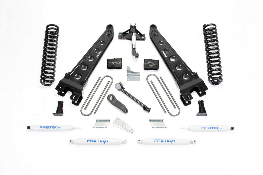 Fabtech 6" RAD ARM SYS W/COILS & PERF SHKS 2008-16 FORD F250 4WD PN# K2119