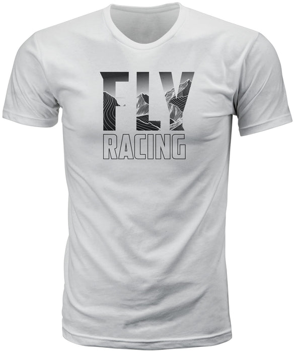 FLY RACING FLY MOUNTAIN TEE WHITE SM PN# 352-0642S