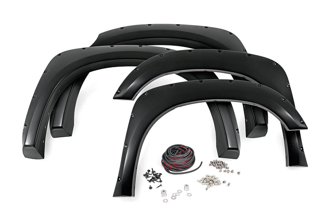 Toyota Pocket Fender Flares w/Rivets 14-20 Tundra Rough Country #F-T11411