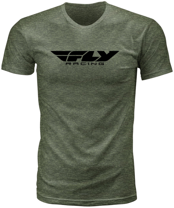 FLY RACING FLY CORPORATE TEE MOSS HEATHER MD PN# 352-1940M