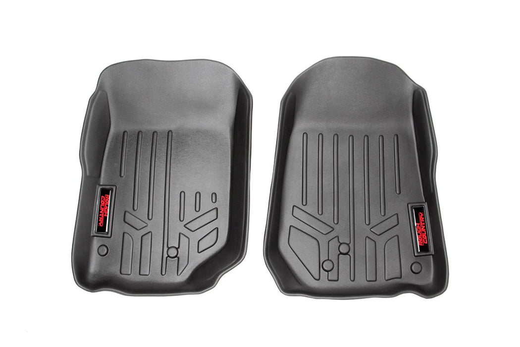 Heavy Duty Floor Mats Front-97-06 Jeep Wrangler TJ Rough Country #M-60200