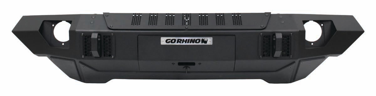 Go Rhino - 230116T - Trailline Winch Ready Front Straight Bumper