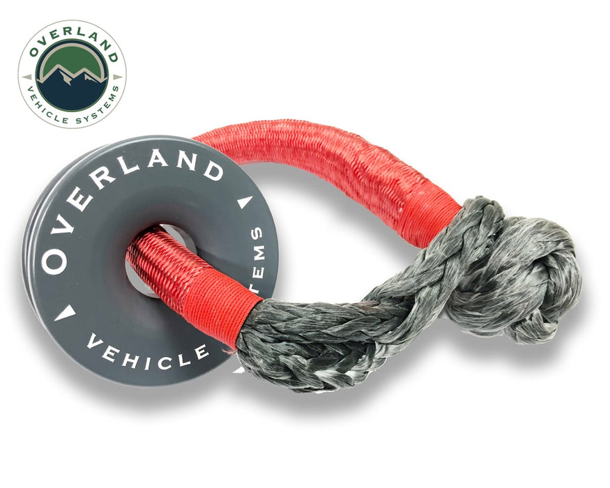 Recovery Ring 4.00 Inch 41,000 LBS Gray With Storage Bag Universal Overland Vehicle Systems #19230003
