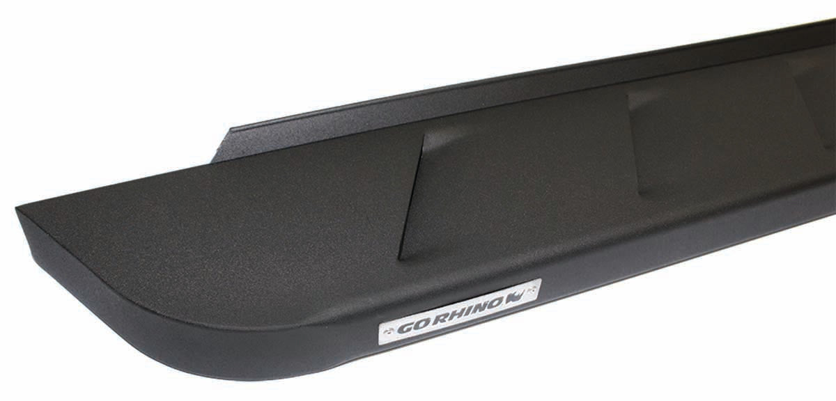 Go Rhino - Side Steps RB10 Running boards - Complete Kit: RB10 Running board + Brackets + 1 pair RB10 Drop Steps