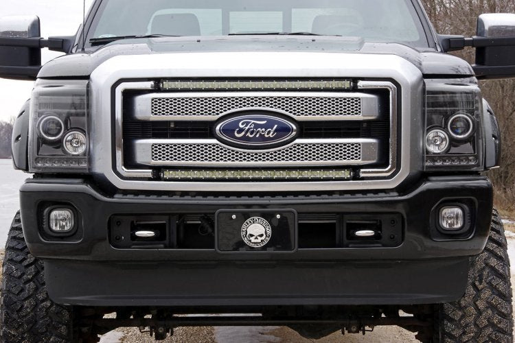 Ford Super Duty 30-inch Black Series Cree LED Grille Kit w/Cool White DRL (Single) #70530BLDRL