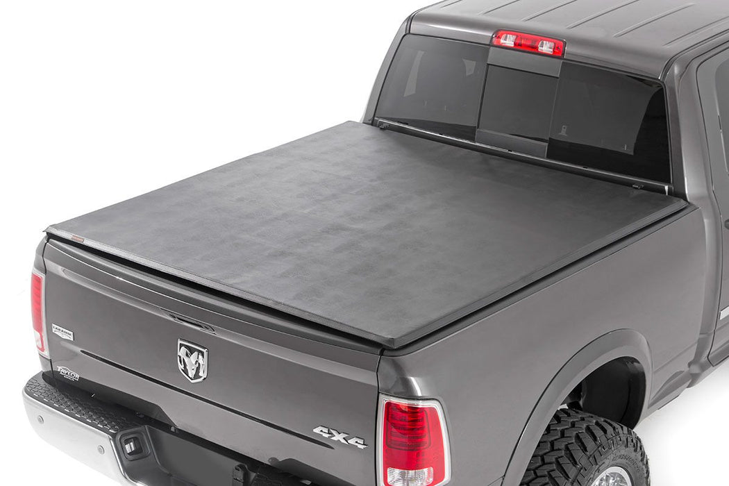 Dodge Soft Tri-Fold Bed Cover 09-18 RAM 1500-5 Foot 5 Inch Bed Rough Country #RC44309550