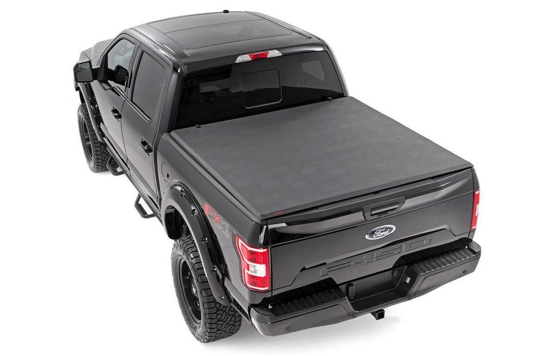 Ford Soft Tri-Fold Bed Cover 01-03 F-150-5 Foot 5 Inch Bed Rough Country #RC44501550