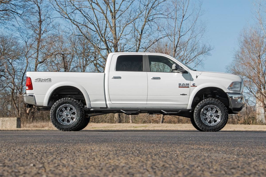 Dodge Wheel to Wheel Nerf Steps 10-18 RAM 2500/3500 Crew Cab 6 Foot 4 Inch Bed Rough Country #RCD1098CC