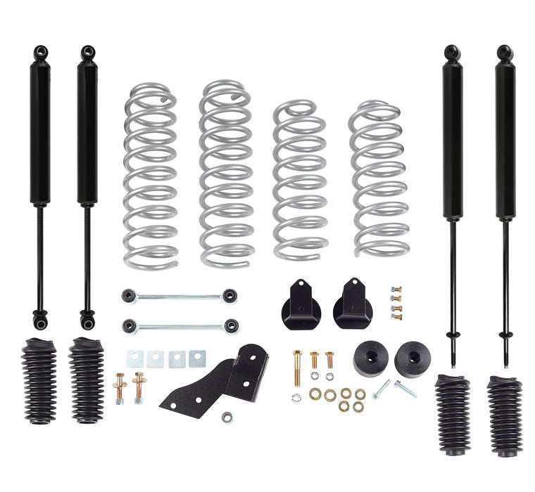 Rubicon Express 2.5 Inch Standard Coil Lift Kit With Twin Tube Shocks RE7121T